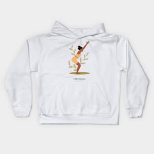 Chair Pose - Yoga Kids Hoodie